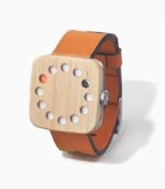 Reloj de pulsera estilo madera